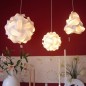 Lampa creativa puzzle, 30 elemente, 15 forme asamblare, alba