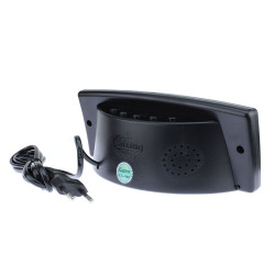 Ceas digital afisaj LED rosu, data, alarma, temperatura, negru, Caixing