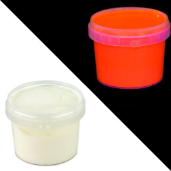 Vopsea invizibila fluorescenta reactiva UV, transparenta rosie