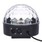 Glob proiector LED RGB 18W, control sunet, telecomanda, interior