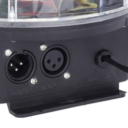 Glob proiector LED RGB 18W, control sunet, telecomanda, interior