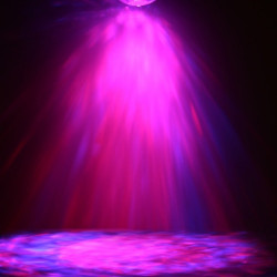 Proiector LED RGBW 4W, senzor audio, control telecomanda