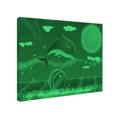 Tablou fosforescent Delfin 