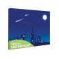 Tablou fosforescent Orasel cu luna Tablou fosforescent Orasel cu luna