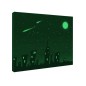Tablou fosforescent Orasel cu luna Tablou fosforescent Orasel cu luna