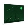 Tablou fosforescent Orasel cu luna