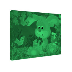 Tablou fosforescent Iepuras 