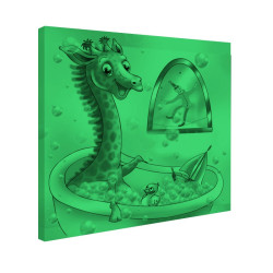 Tablou fosforescent Girafa 