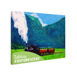 Tablou fosforescent Tren