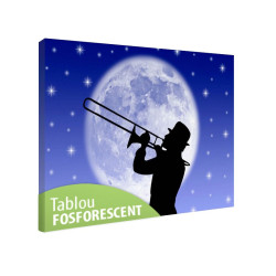 Tablou fosforescent Trompetist 