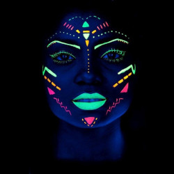Vopsea UV Neon pentru corp si fata fluorescenta, flacon 13 ml