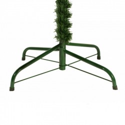 Brad artificial de Craciun pentru interior, 160 cm, suport, verde