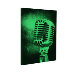 Tablou fosforescent Microfon 
