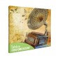 Tablou fosforescent Gramofon 