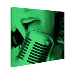 Tablou fosforescent Cantareata retro 