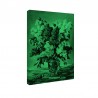 Tablou fosforescent Liliac multicolor