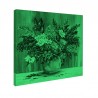 Tablou fosforescent Flori de camp in vaza de lut