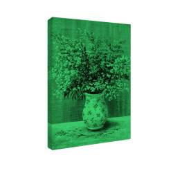 Tablou fosforescent Flori de camp in vaza inflorata