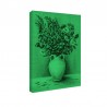 Tablou fosforescent Flori de camp in amfora alba