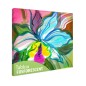 Tablou fosforescent Orhidee abstracta
