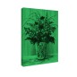 Tablou fosforescent Buchet in vaza de cristal