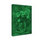 Tablou fosforescent﻿ Vaza de sticla cu flori