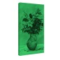 Tablou fosforescent Flori galbene si rosii in ulcior