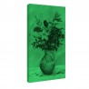 Tablou fosforescent Flori galbene si rosii in ulcior