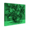 Tablou fosforescent Flori de musetel in vaza de lut