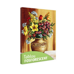 Tablou fosforescent Flori din gradina