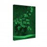 Tablou fosforescent Campanule roz