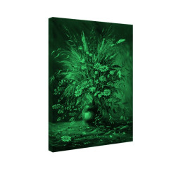 Tablou fosforescent Flori de vara in vaza