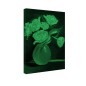 Tablou fosforescent Lalele galbene pe fundal albastru