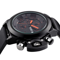Ceas barbatesc sport, cronometru, data, curea silicon, Megir