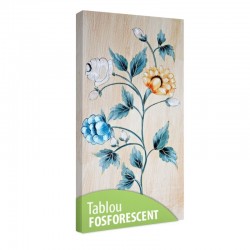 Tablou fosforescent Design floral