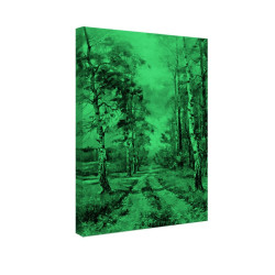 Tablou fosforescent Drum de mesteceni