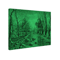 Tablou fosforescent Vine iarna!