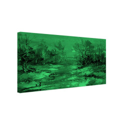 Tablou fosforescent Soare de iarna