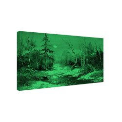 Tablou fosforescent Raul din padure