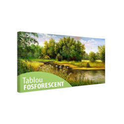 Tablou fosforescent Vara pe lac