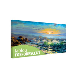 Tablou fosforescent Furtuna pe mare