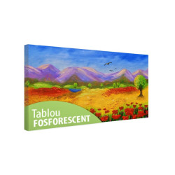 Tablou fosforescent Camp de maci