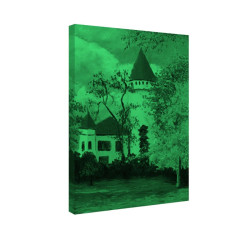 Tablou fosforescent Castel alb