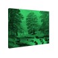 Tablou fosforescent Padure ruginie Tablou fosforescent Padure ruginie