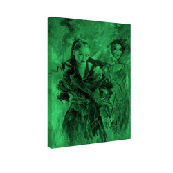 Tablou fosforescent Fata cu vioara 