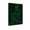 Tablou fosforescent Silueta femeie