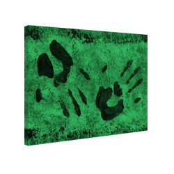 Tablou fosforescent Amprenta mainilor 