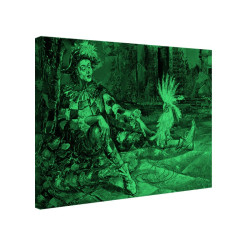 Tablou fosforescent Arlechin 