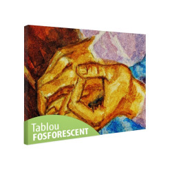 Tablou fosforescent Maini de barbat 