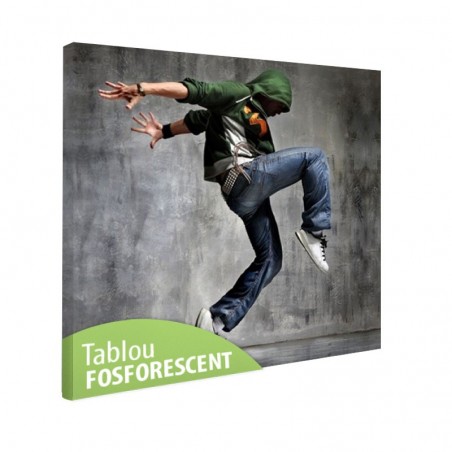 Tablou fosforescent Dansator Breakdance 